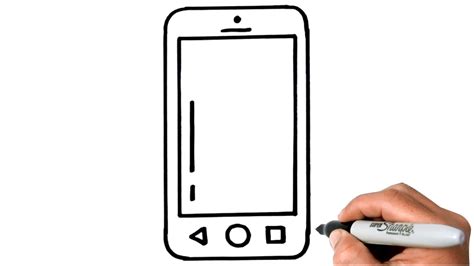 How to Draw a Mobile Phone Step by Step .